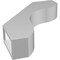 Ekena Millwork 3-in. W x 14-in. D x 18-in. H Stanfield Architectural Grade PVC Knee Brace BRCP03X14X18STA - alternate 5